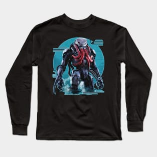 Hybrid Jaeger: Shark-Octopus Concept Long Sleeve T-Shirt